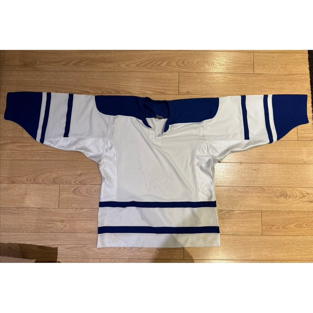 CCM Toronto Maple Leafs Jersey Mens Small White Blue Blank